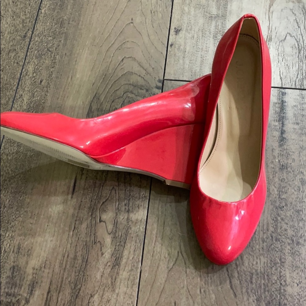 J Crew Patent Wedge